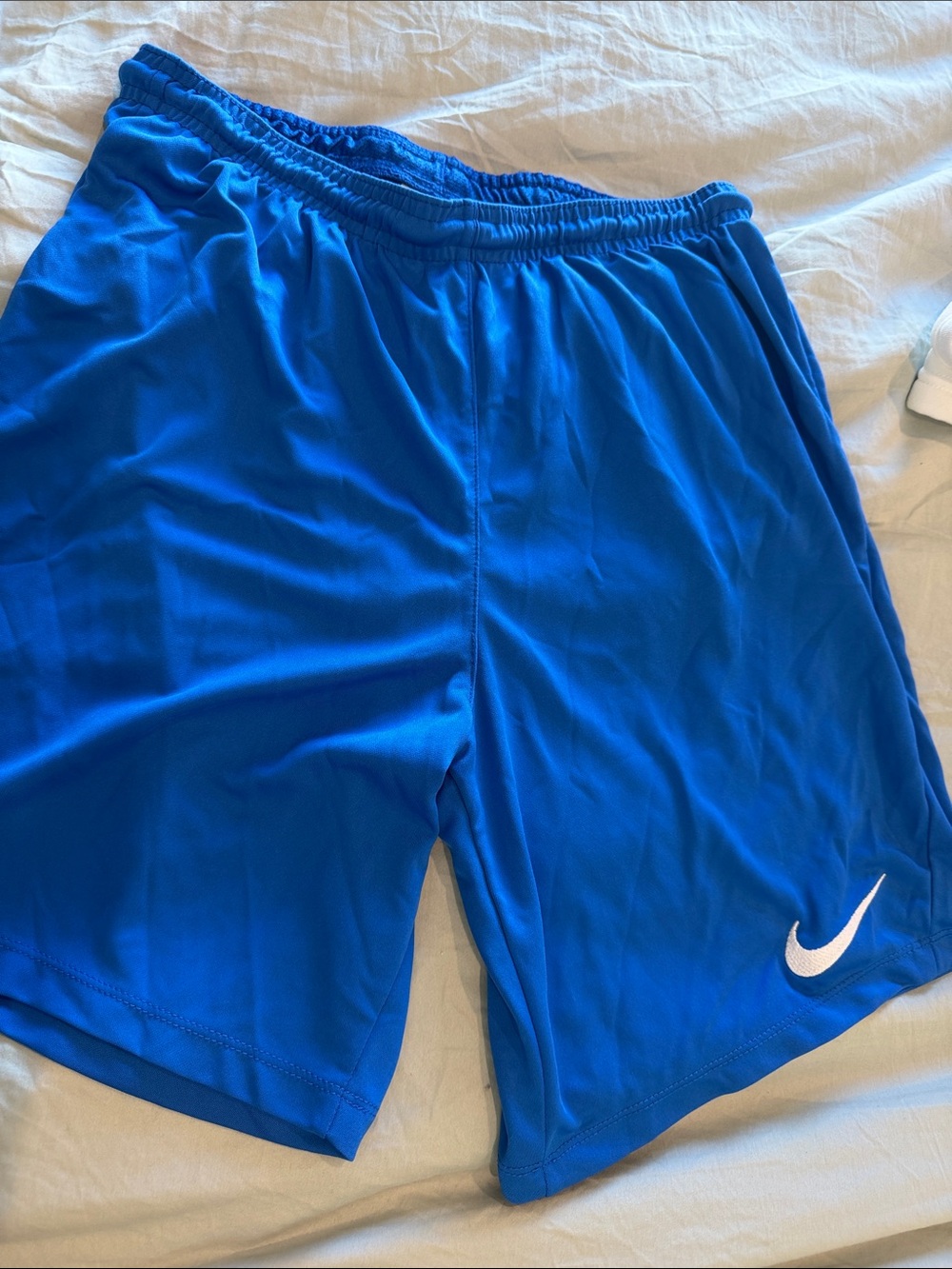 Nike Men’s Royal Blue Athletic Shorts with White Swoosh
